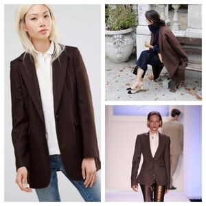 Tahari Dark Brown Women's Blazer